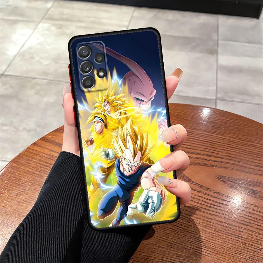 

Back Phone Cover Case for Samsung Galaxy A30 Note 20 Ultra 10+ 9 8 A15 A16 A50 A06 A12 A13 A14 A05 A70 Dragon Ball Yellow Goku Galaxy A13 5G