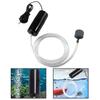 Silent Oxygenator Small Oxygen Pump Portable Mini Usb Charging Fish Tank Oxygen Pump Fish Farming Aquarium Supplies Black White