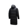 Anta Comfortable Casual Simple Hooded Zipper Windproof Waterproof Warm Long Down Jacket Men Outerwear Basic-Black 152517902-2