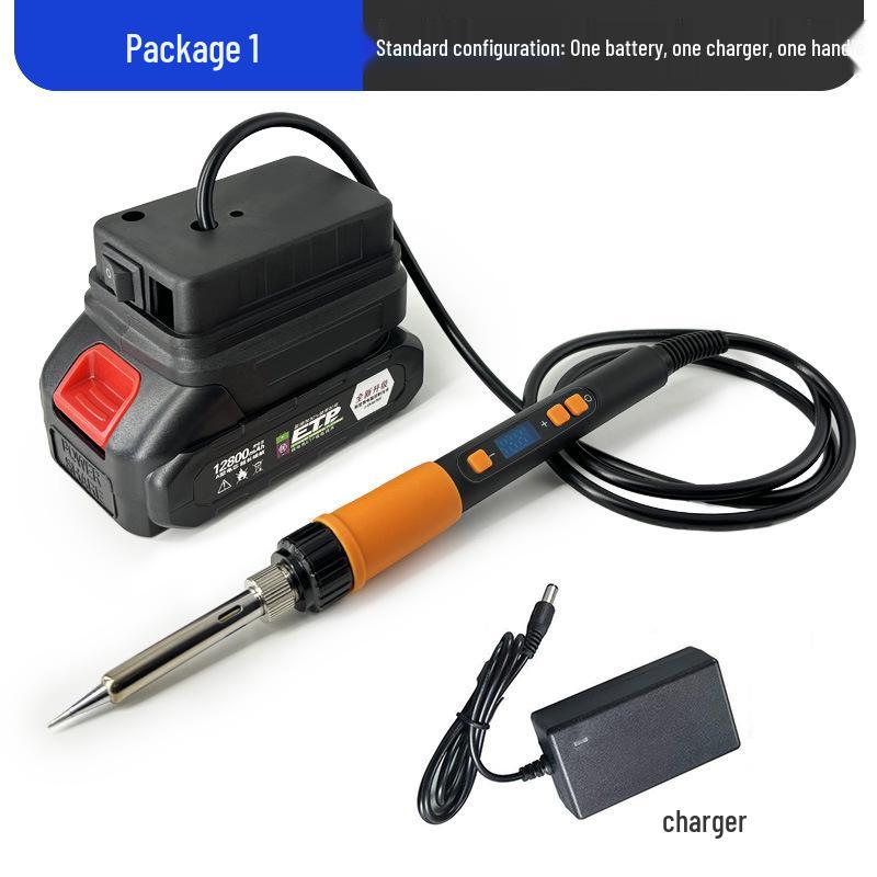 2026 Rechargeable 21V Lithium Electric Soldering Iron, 90W Wireless and Portable.