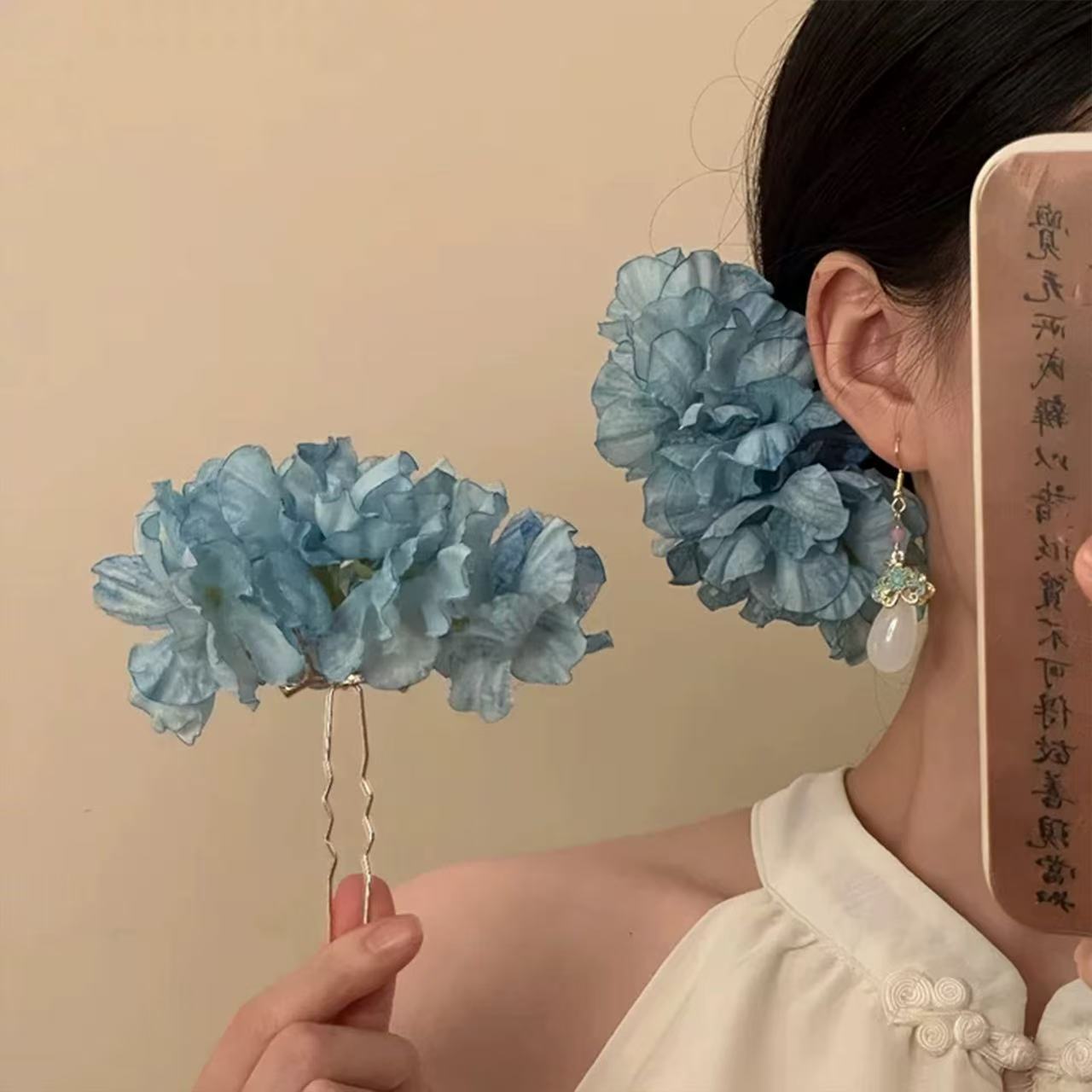 

Flower Network Entangled Branches~New Chinese Hairpin Women s Ancient Style Hanfu Qipao Edge Clip Hair New Jewelry
