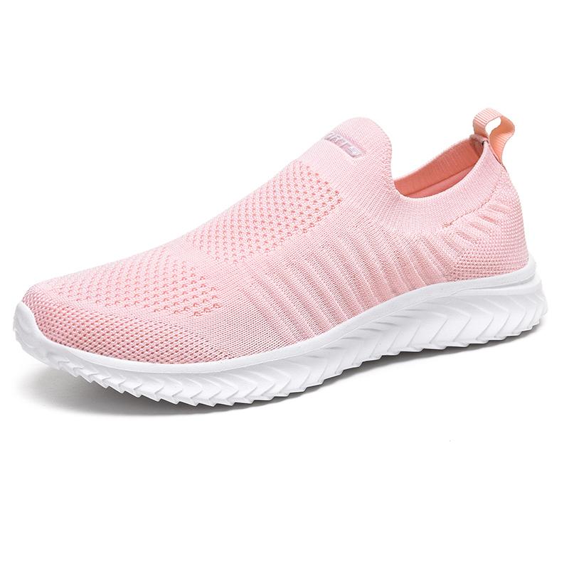

Men Vulcanize Shoes Mesh Men Shoes Lightweight Comfortable Men s Sneakers Autumn Fashion Slip On Flats Shoes Male Loafers 35 розовый