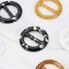 Corner Knot Crafts Garment Accessories DIY Clothing Decor Shirt Button T-shirt Clips Belt Buckle Scarf Clips Ring