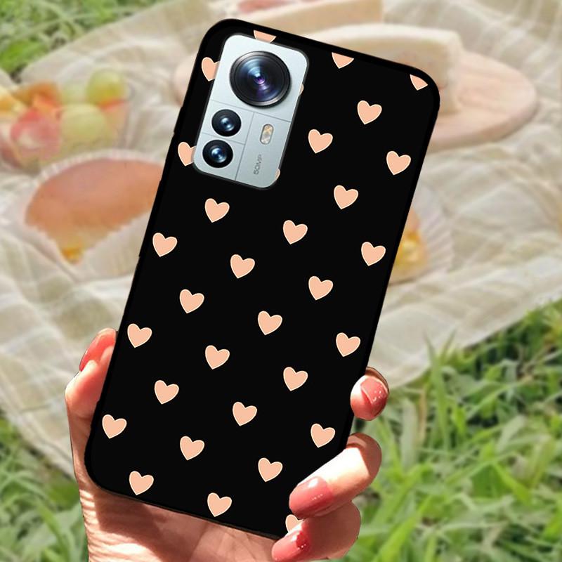 For Xiaomi Mi 12 Case 12X 12S Soft Silicone Cartoon Painted Phone Cover For Xiaomi 12 Pro Case 12S PRO Shockproof Coques Bumper