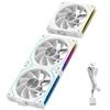 LDPCSJ DL-2 Computer Chassis Fan 120mm 5V 3-pin ARGB Cooler 12V/4PIN PWM 800-2000 RPM 3-in-1 Quiet Building Block Cooling Fan