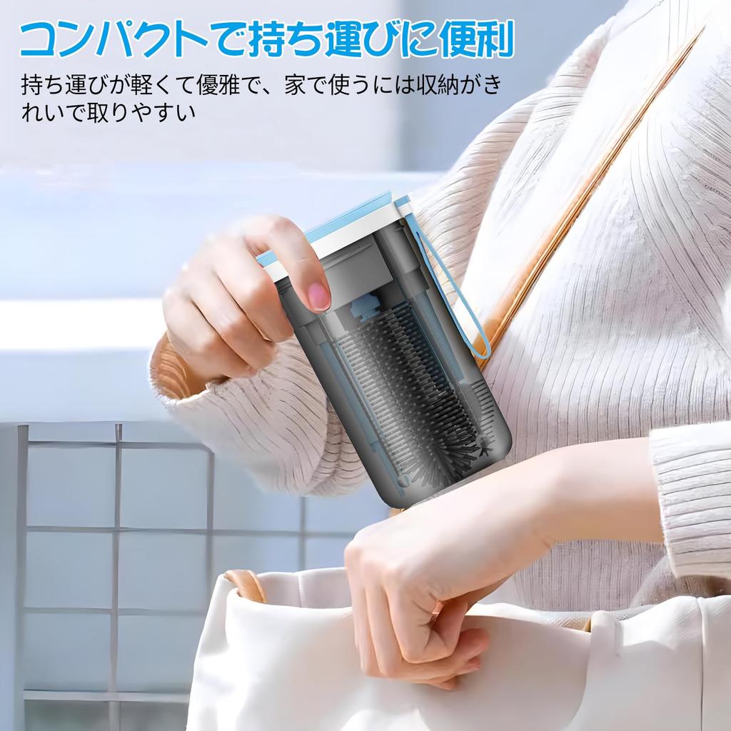 RICISUNG Reiseflaschenbürste, Multifunktionaler Tragbarer Flaschentrockenständer mit Saugerbürste, Silikonbürste, Strohhalmbürste und Flaschenreiniger.