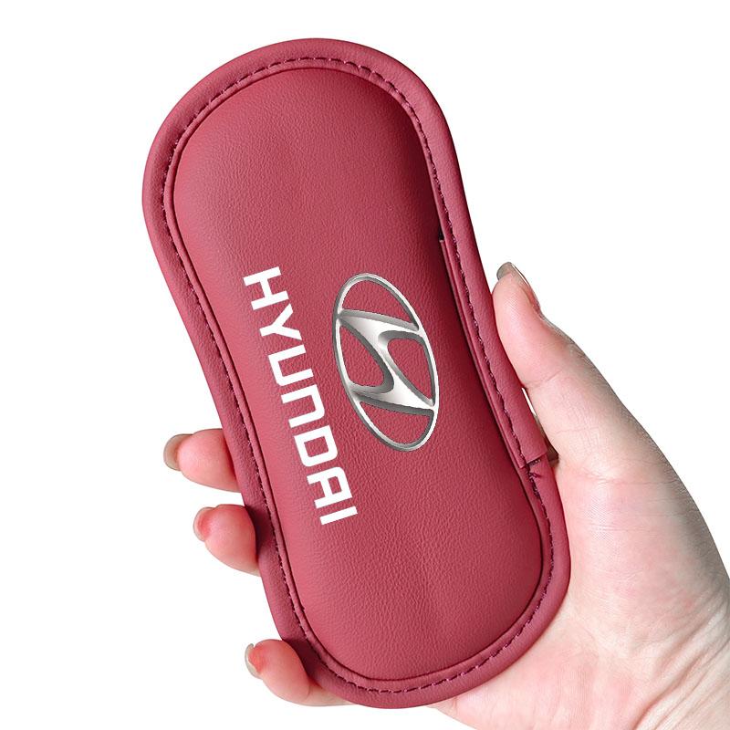 1 ks Kožený autopolštářek Podložka pod koleno do auta Elastická paměťová pěna Podložka pod nohy Pro Hyundai Tucson Solaris I30 Creta IX35 I40 IX20 Veloster