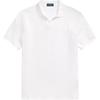 Polo Solid Logo Embroidered Pullover Straight Fit Short Sleeve Polo Shirt Men Tops White 710941449-002