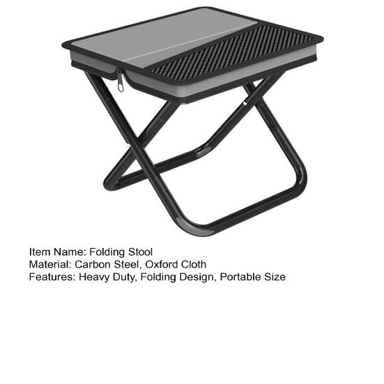 Mini skládací stolička s taškou na přenášení Přenosná Lehká Odolná Vodotěsná Venkovní Kempování Turistika Pláž Piknik Rybaření Skládací Židle Sedátko