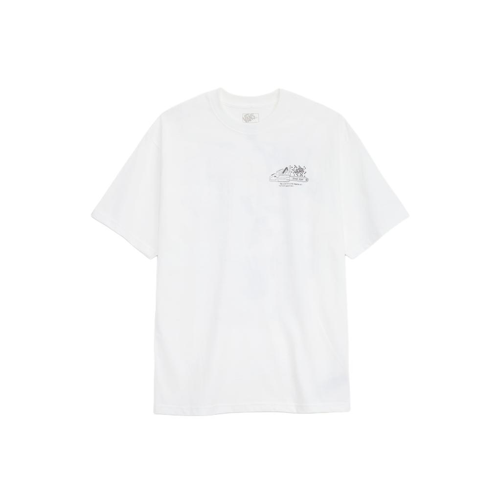 Vans Dirt Trip Cotton Round Neck Short Sleeve Cartoon Print T-Shirt Men Tops VN000X02WHT