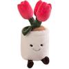 Polaris Green Plush Plant Doll - Colorful Taro Monstera Leaf Desktop Ornament