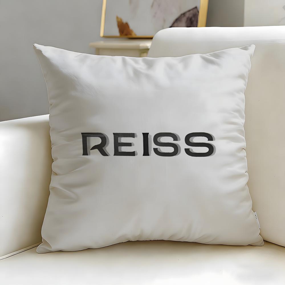 Klassische Modemarke Reiss Kissenbezug Weich Leicht zu waschen Kissenhülle Vielseitig für Sofa Bett Reise und Büro