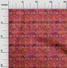 oneOone Georgette Viscose Brown Fabric Batik Sewing Fabric By The Yard Printed Diy Clothing Sewing Supplies 42 Inch Wide -