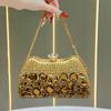Luxury Ladies Clutch Bag With Rhinestone Embellishments For Evening Parties And Formal Events