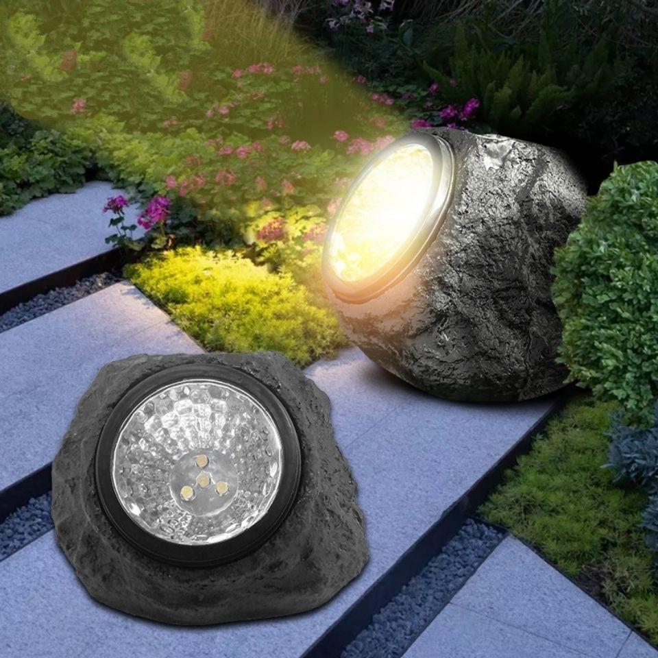 Solar LED Spotlight Outdoor Garden Lawn Decoration with Light Control
