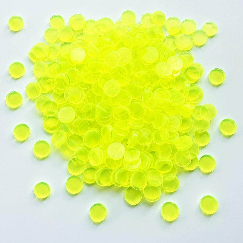 200g Bunte Runde Acryl-Mosaiksteine für DIY-Kunstprojekte