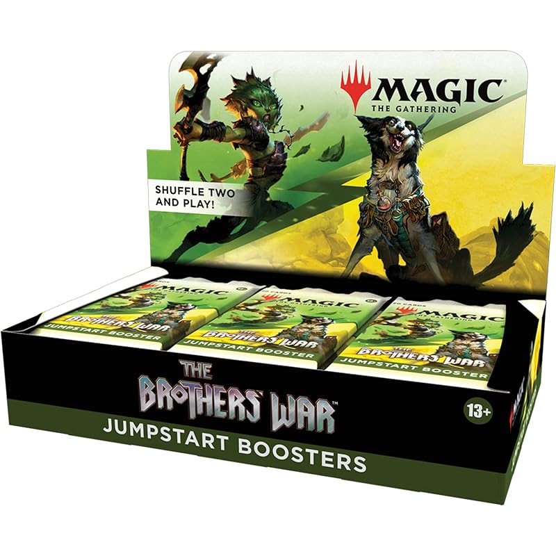 

magic: the gathering Brother s War Jump Start Booster English Version (BOX) 18 packs included D03100000 MTG Trading card wizards of the coast