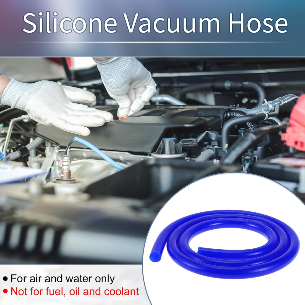 A ABSOPRO Silicone Vacuum Tube Hose for High Temperature 3.3ft 3/8" 10mm Inner Diameter