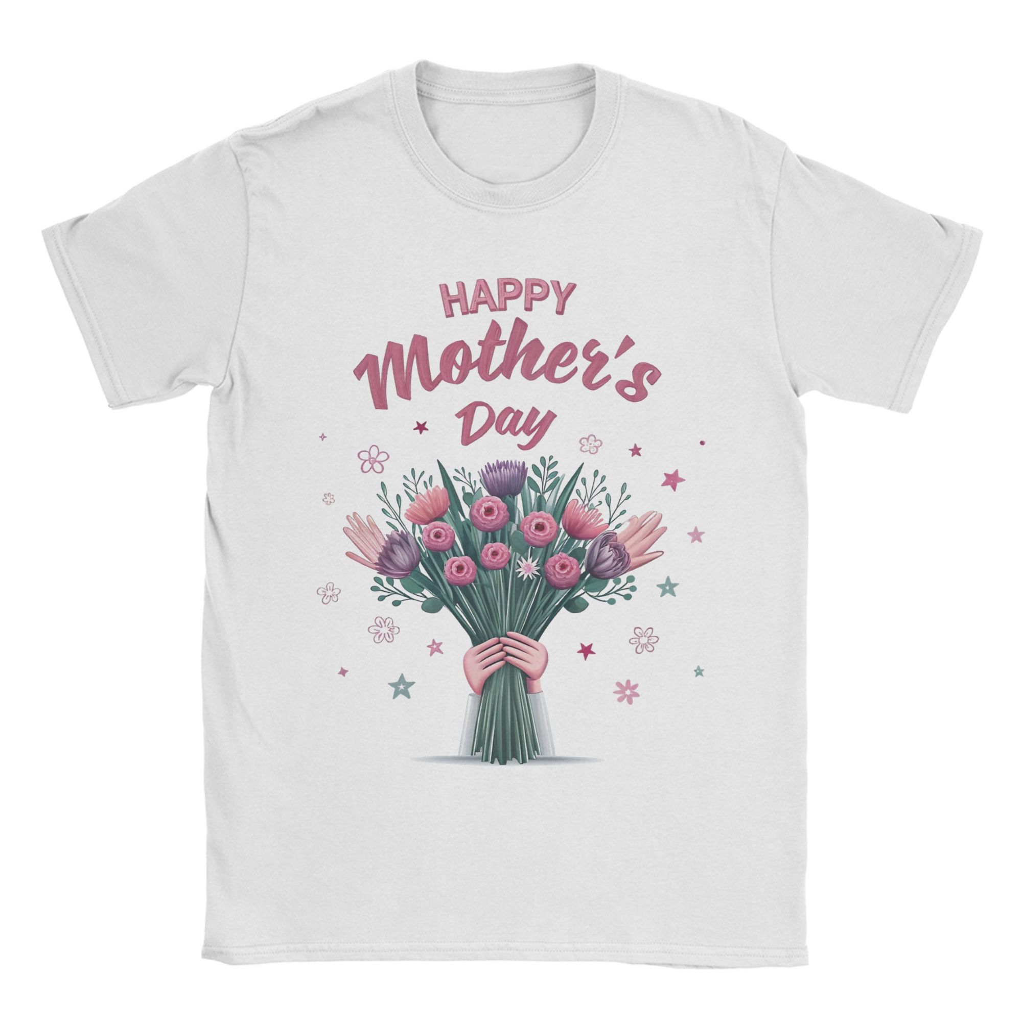 Happy Mothers Day Apparel Unisex Women T Shirts Cotton Tee Graphic Printed Tshirt Clothing S