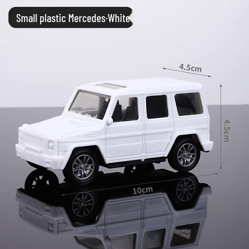 Mercedes Black Alloy Sports Car Off-Road Cake Topper for Birthdays