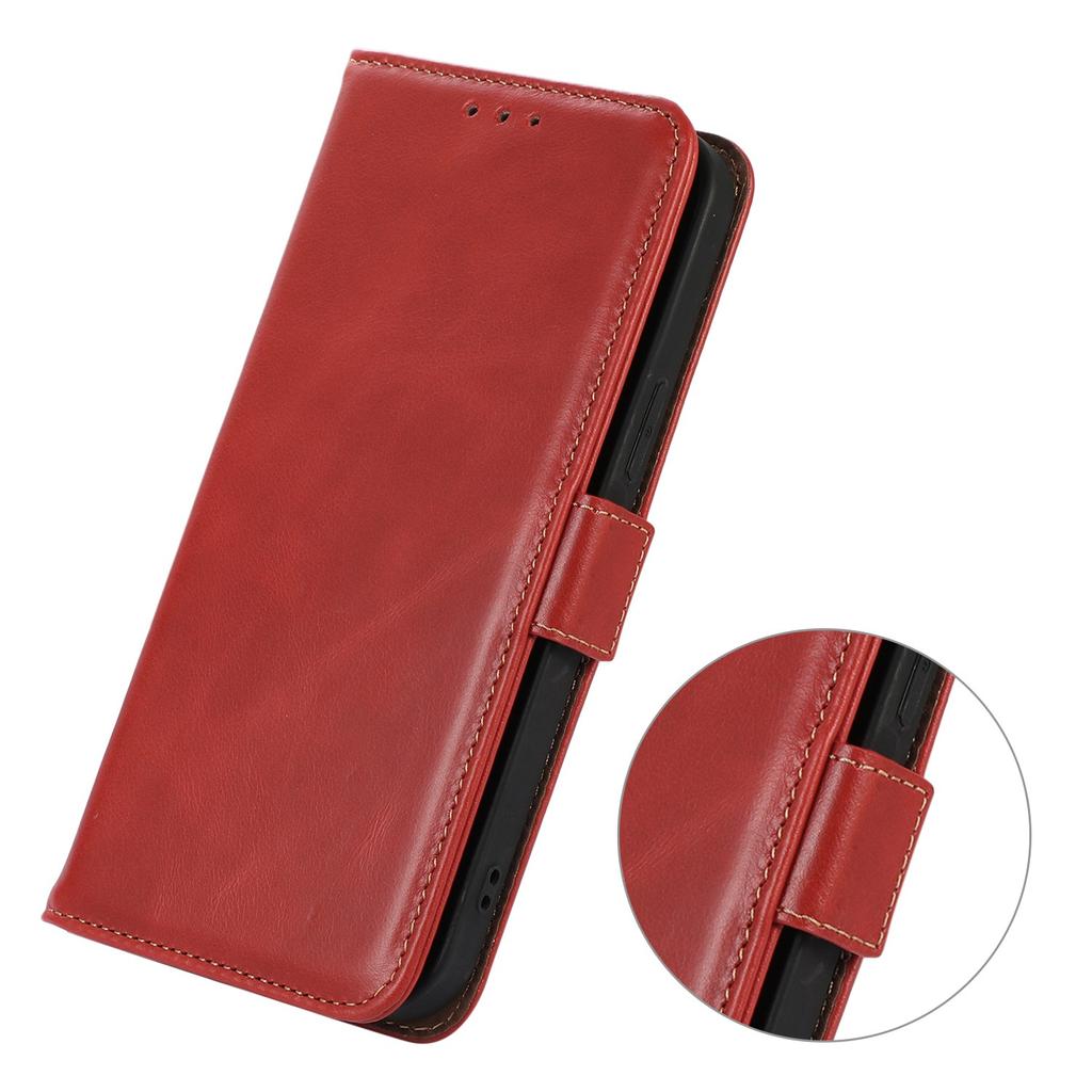 For Samsung Galaxy A17 5G/A17 4G/A26 5G/A16 5G/A16 4G Case RFID Blocking Genuine Cow Leather Wallet Phone Cover