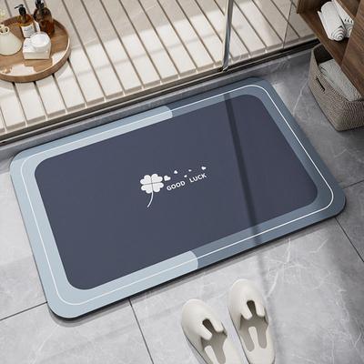 Bathroom Diatomite Rug Bathroom Quick-Drying Water-Absorbing Modern Minimalist Style Dirt-Resistant Foot Mat For Home Decoration