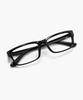KOLEAT Black Geek Chic Square Horn-Rimmed Unisex Daily Fashion Eyeglasses [Bshr]