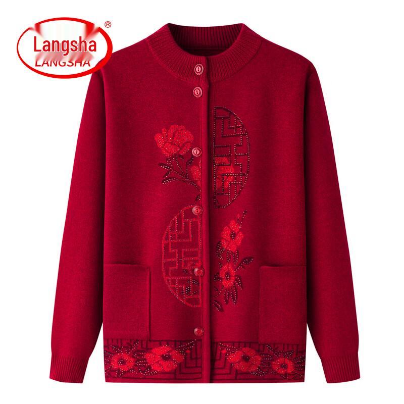 

LangSha Women s Fall/Spring Knit Cardigan XL