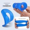 Blue U-Shaped Gel Heel Pad - Soft, Comfortable, Anti-Slip, Shock-Absorbing Insole