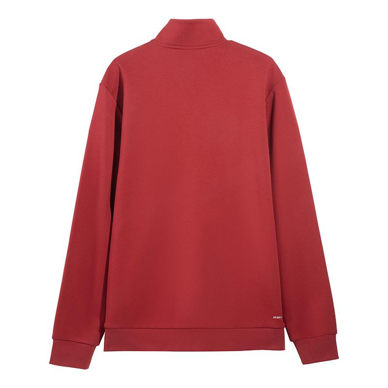 Li-Ning Versatile Simple Comfortable Round Neck Casual Loose Fit Pullover Sweatshirt Unisex sweatshirt AWDVG71-4