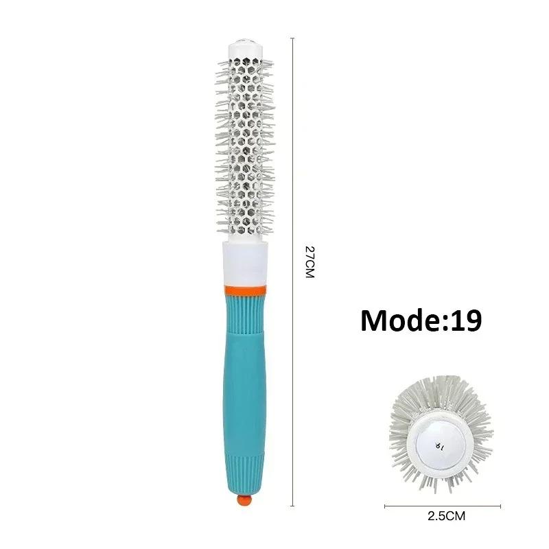 Professional Round Brush Blow Drying Small Ceramic Ionic Thermal Barrel Brush Precise Heat Styling Lightweight Round Hair Brush