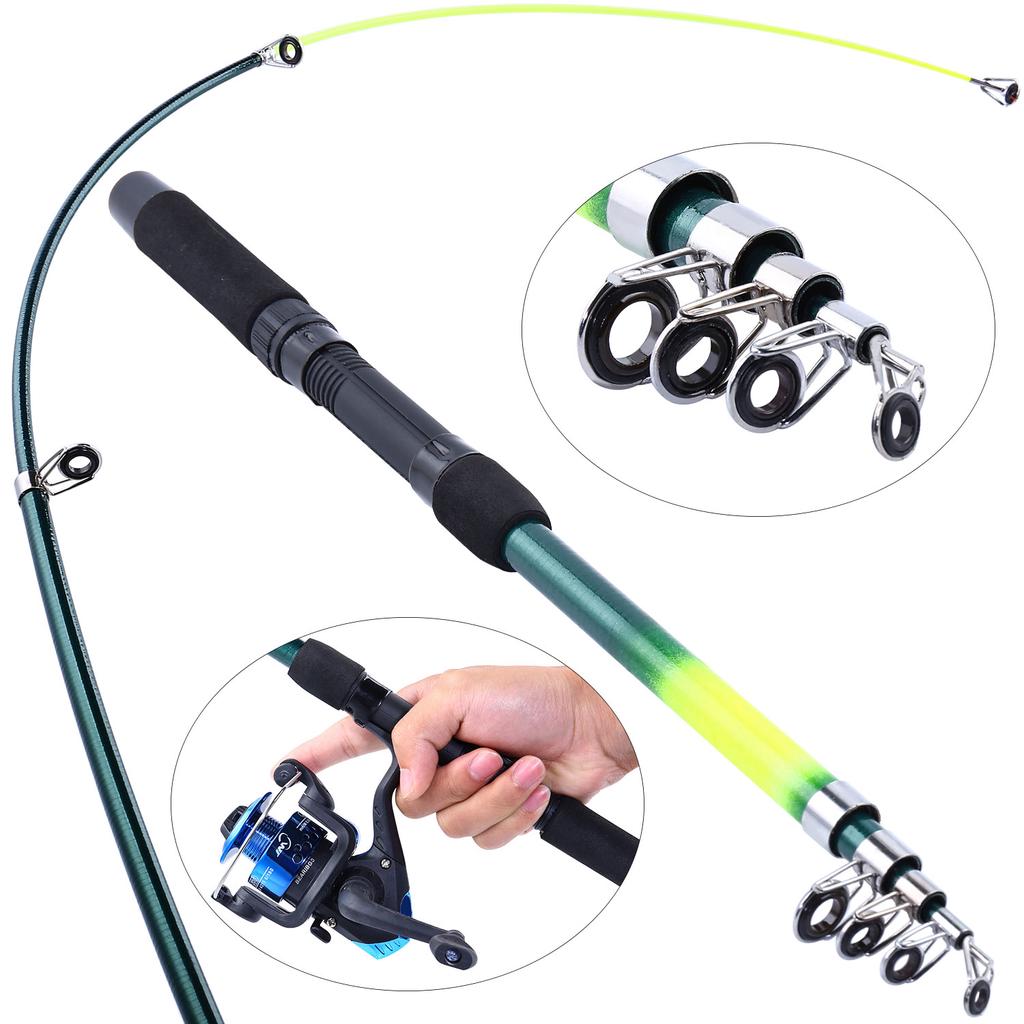 Buy Fishing Rod 1.7m 2 Colour Outdoor Sports Freshwater Fishing Travel