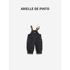 French Arielle De Pinto Children's Pants Spring Versatile Casual Denim Overalls for Boys and Girls