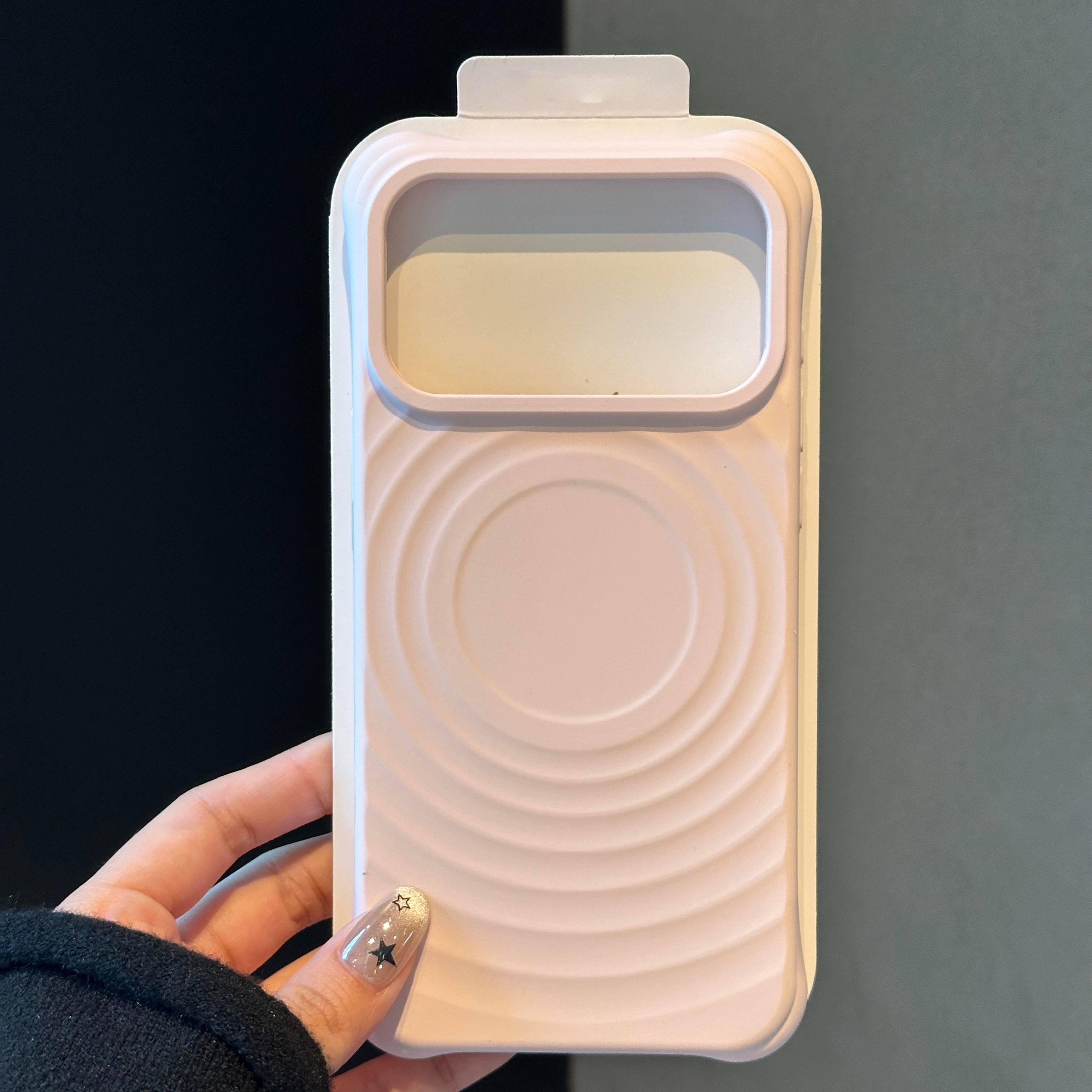 

New Liquid Silicone Ripples Magnetic For MagSafe Phone case for iPhone 17 Air 16 15 14 13 Plus 12 Pro Max Corrugated Soft Cover For iPhone 17 Pro