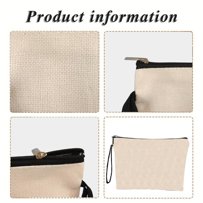 Skull Makeup Bag: Double-Sided Zipper Toiletry Organizer with 3D Print Design