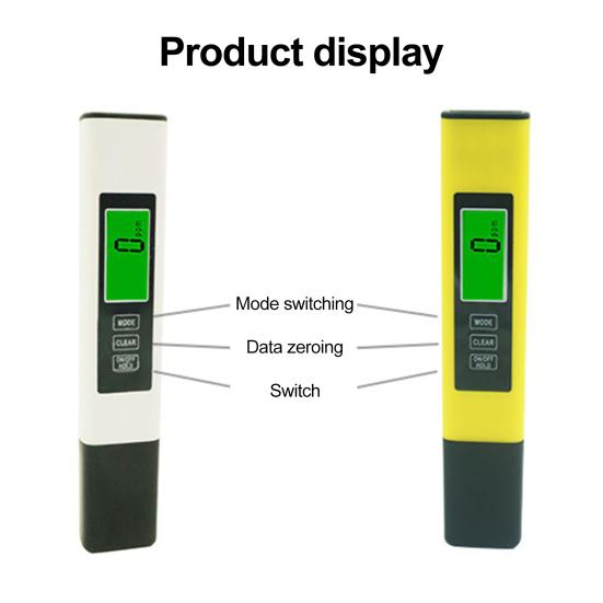 Wasserqualitätsmessgerät Digitalanzeige Hochpräzise Batteriebetrieben Trinkwasser