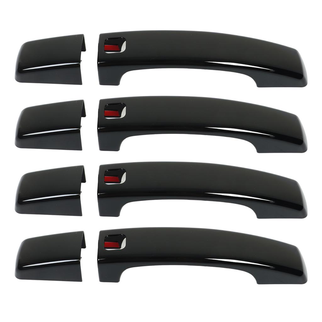 Car Door Handle Cover Trim Bright Black Replacement for Land Rover Discovery 4 LR4 2010‑2016