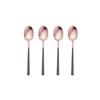 [belo Inox] Emerald Rose Gold Teaspoon 4P Set