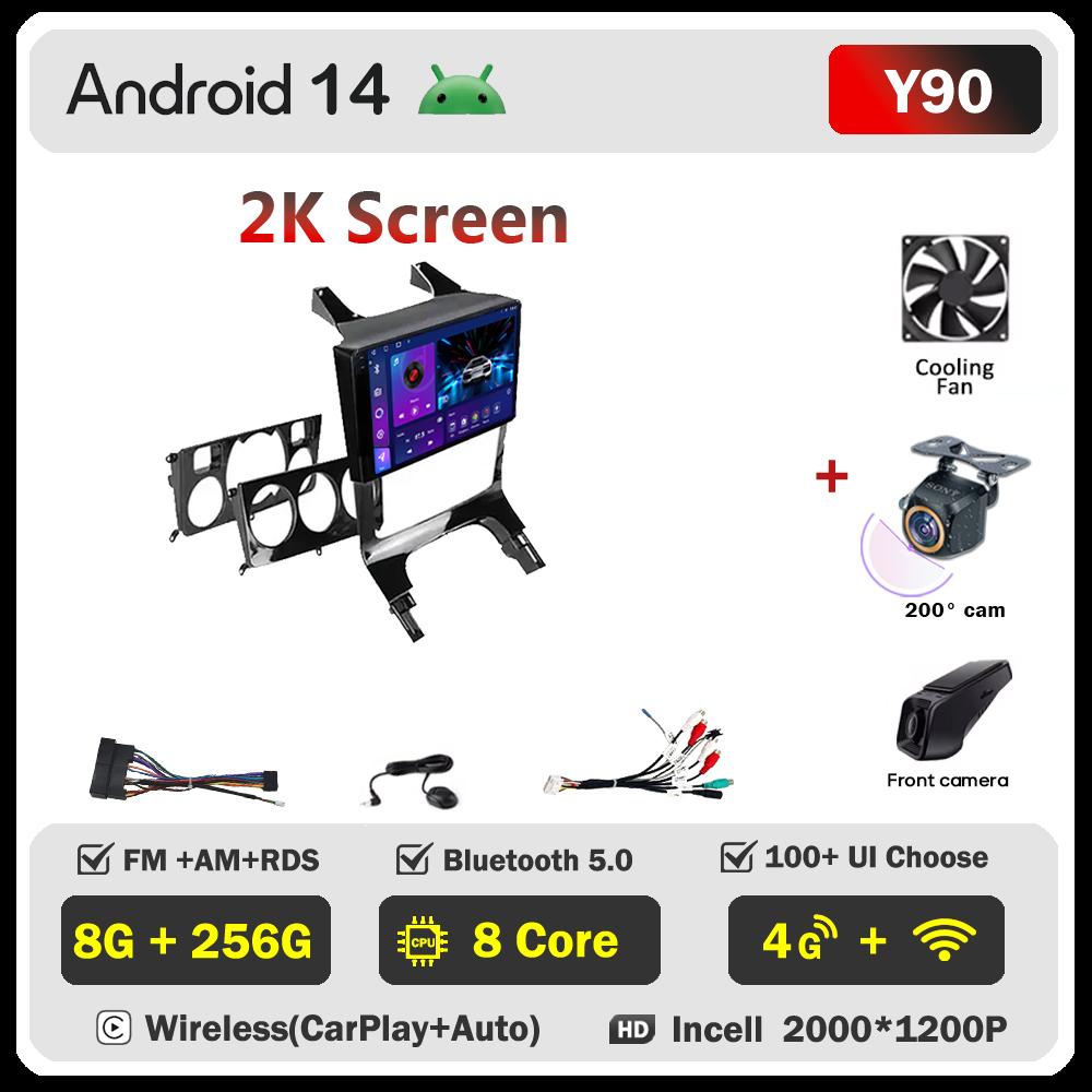 Android 14 For Peugeot 3008 5008 AT MT 2009 -2015 Car Radio Carplay GPS Navigation Android Auto 5G Wifi DVD Stereo Screen RDS