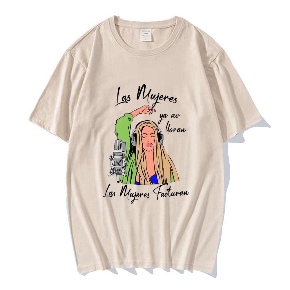 Shakira Sängerin Druck T-Shirts Kurzarm Baumwolle Sommer T-Shirt Lässig Hohe Qualität Bequeme T-Shirts Streetwear Damen