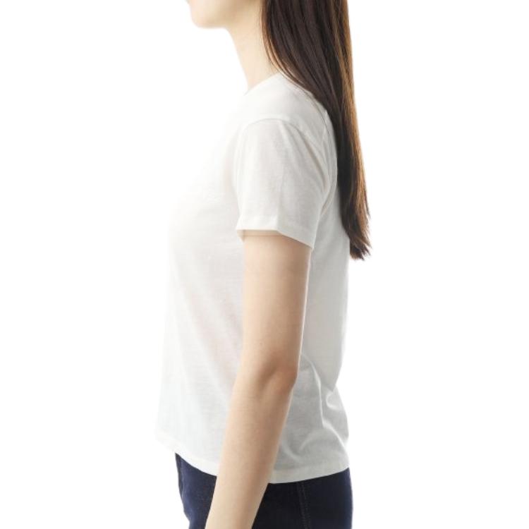 Fear of God Essentials Embroidered Classic Tee Ivory Women Tops Cream 125HO255862FW
