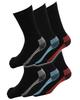 Chaussettes cinq doigts pour hommes GREAT STONE (Lot de 6) - Chaussettes Épaisses et Durables à Double Semelle avec Doublure en Soie, Épaisses, Évacuant l'Humidité, Séchage Rapide, Tailles 25-2