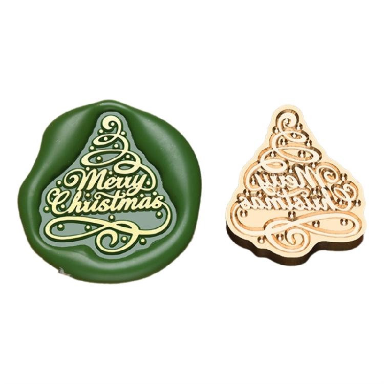 Christmas Vintage Sealing Stamp Head for Wedding Invitations Envelope Scrapbooking, Embossed Sealing Stamp Replacements