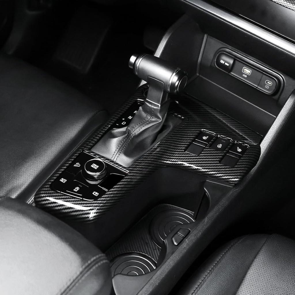 Central Gear Shift Panel Cover Center Control Cover Trim Manual Gear Shift Panel Cover Compatible with Sportage 2023-2025 Accessories[Fuel Versions]