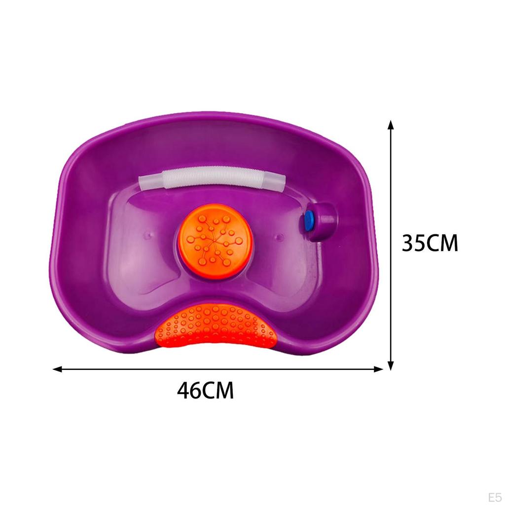 Umywalka do mycia włosów przy łóżku z przedłużonym wężem, łatwa w użyciu