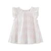 Minibala Girls' Ruffled Short-Sleeve Cotton-Blend Summer Blouse