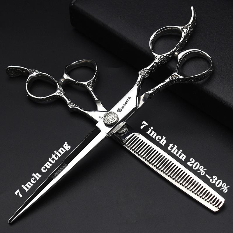Hairdressing Cutting Scissors Hair Styling Tools 6/6.5/7 inch Salon Scissors Set 440C Barber Shears 10 25 40 50 Thinning Rate