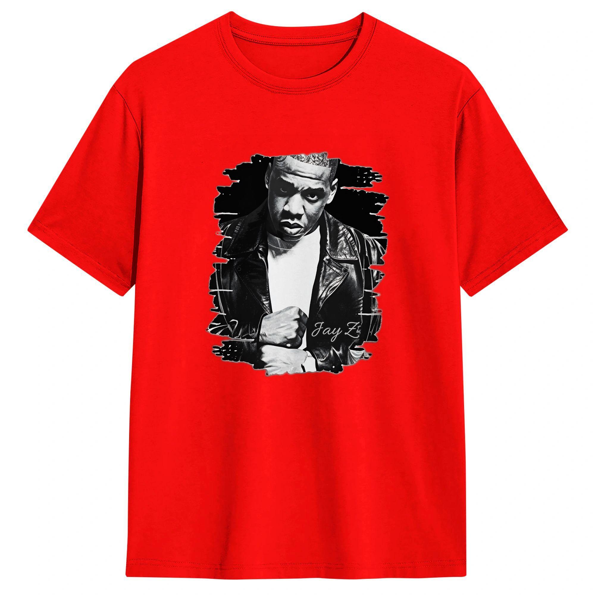 Oversized TShirt Jay Z 100 Cotton T Shirts Trending Tee Shirt for Unisexs Beach Y2K Classic Casual Short Sleeve Tops S