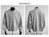 Henry Herren Halbhoher Kragen Sweatshirt: Herbst/Winter Trendiges Langarm-Oberteil, Amerikanischer Cleanfit, Ohne Kapuze.