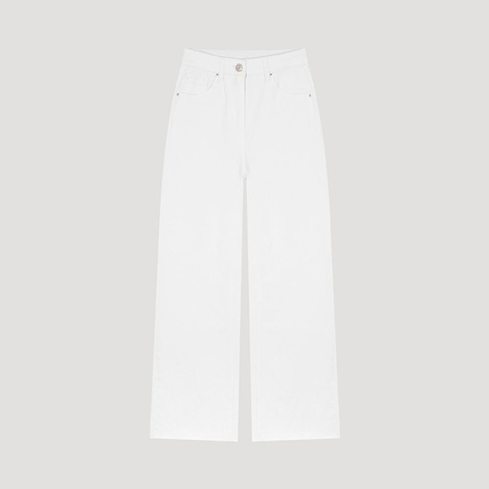 

She S miSS Inbanding Straight Denim pantS SSSmSlo22060 Ow off-white/55